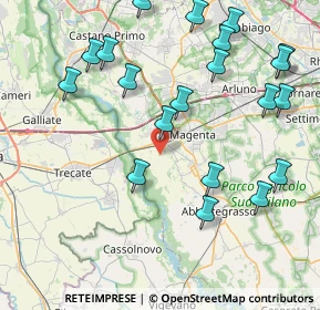 Mappa Località Cascina Bergamasca, 20013 Magenta MI, Italia (9.5365)