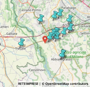 Mappa Località Cascina Bergamasca, 20013 Magenta MI, Italia (6.606)
