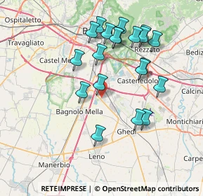 Mappa Via Don Luigi Sturzo, 25010 Montirone BS, Italia (7.3775)
