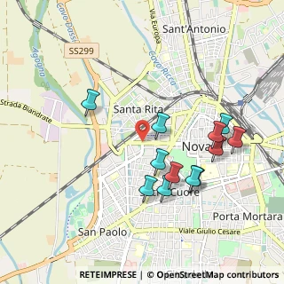 Mappa Viale Camillo Pasquali, 28100 Novara NO, Italia (0.94)