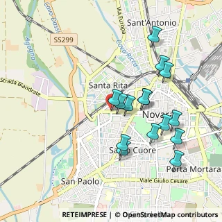 Mappa Viale Camillo Pasquali, 28100 Novara NO, Italia (0.908)