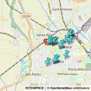 Mappa Viale Camillo Pasquali, 28100 Novara NO, Italia (0.7895)