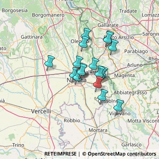 Mappa Via Edmondo de Amicis, 28100 Novara NO, Italia (10.10222)
