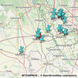 Mappa Via Edmondo de Amicis, 28100 Novara NO, Italia (18.5275)