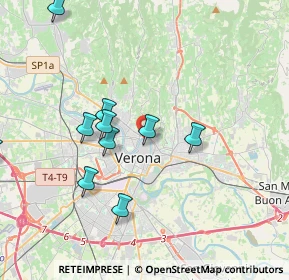 Mappa Via S. Giusto, 37121 Verona VR, Italia (5.09154)
