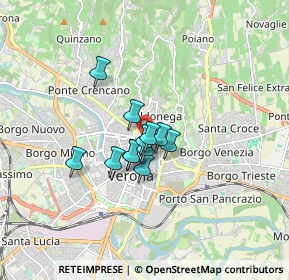 Mappa Via S. Giusto, 37121 Verona VR, Italia (0.98667)