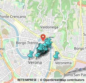 Mappa Via S. Giusto, 37121 Verona VR, Italia (0.6265)