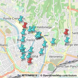 Mappa Via S. Giusto, 37121 Verona VR, Italia (0.9485)
