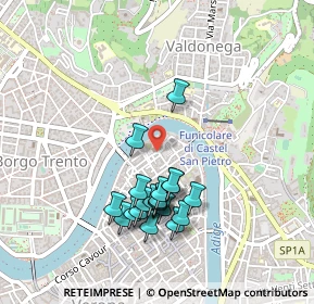 Mappa Via S. Giusto, 37121 Verona VR, Italia (0.4285)