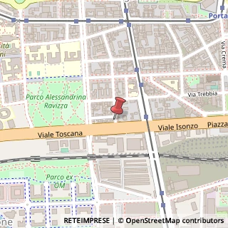 Mappa Via Cesare Balbo, 36, 20136 Milano, Milano (Lombardia)