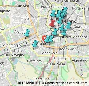 Mappa Via Giovanni Pastorelli, 20143 Milano MI, Italia (1.73105)