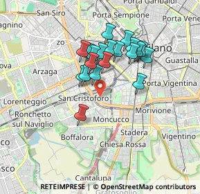 Mappa Via Giovanni Pastorelli, 20143 Milano MI, Italia (1.4235)