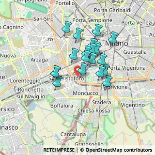 Mappa Via Giovanni Pastorelli, 20143 Milano MI, Italia (1.391)