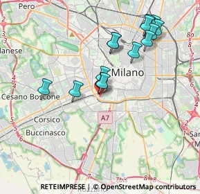 Mappa Via Giovanni Pastorelli, 20143 Milano MI, Italia (3.70714)