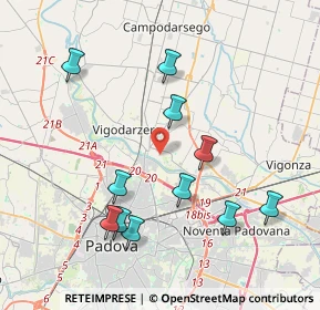 Mappa Via Isola di Torre, 35133 Padova PD, Italia (4.02545)