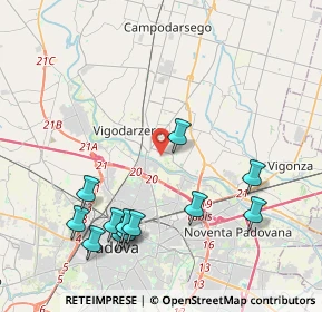 Mappa Via Isola di Torre, 35133 Padova PD, Italia (4.62083)