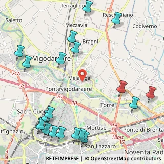 Mappa Via Isola di Torre, 35133 Padova PD, Italia (3.0145)