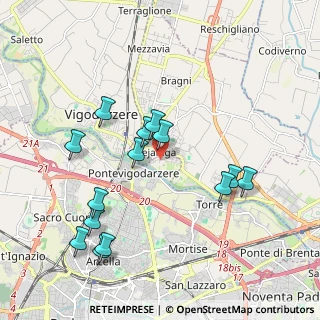 Mappa Via Isola di Torre, 35133 Padova PD, Italia (2.00786)