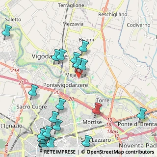 Mappa Via Isola di Torre, 35133 Padova PD, Italia (2.8735)