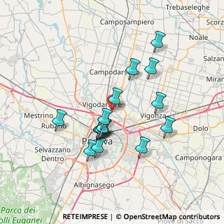 Mappa Via Isola di Torre, 35133 Padova PD, Italia (6.27063)
