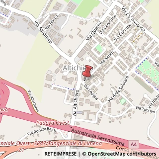 Mappa Via Astico, 6, 35135 Padova, Padova (Veneto)