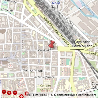 Mappa Corso Felice Cavallotti, 27, 28100 Novara, Novara (Piemonte)