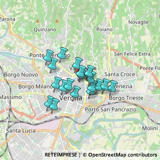 Mappa Vicolo Fontanelle Duomo, 37121 Verona VR, Italia (1.22)