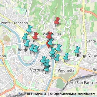 Mappa Via Cappelletta, 37121 Verona VR, Italia (0.7565)