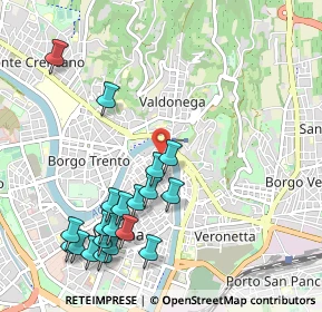 Mappa Vicolo Fontanelle Duomo, 37121 Verona VR, Italia (1.1885)