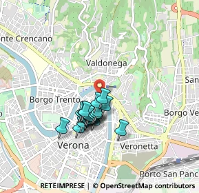 Mappa Vicolo Fontanelle Duomo, 37121 Verona VR, Italia (0.655)
