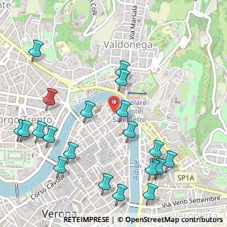 Mappa Via Cappelletta, 37121 Verona VR, Italia (0.65)