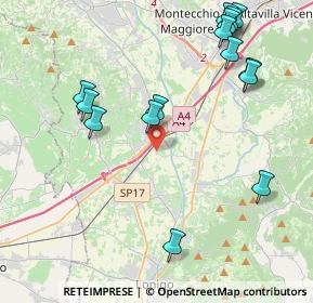 Mappa Contrada Fara, 36054 Montebello Vicentino VI, Italia (4.836)