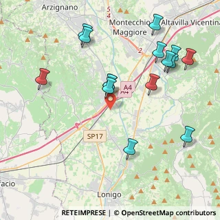 Mappa Contrada Fara, 36054 Montebello Vicentino VI, Italia (4.53467)