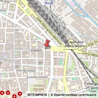Mappa Corso Felice Cavallotti, 29, 28100 Novara, Novara (Piemonte)