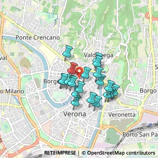 Mappa Ponte Garibaldi, 37121 Verona VR, Italia (0.6375)