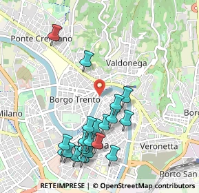Mappa Ponte Garibaldi, 37121 Verona VR, Italia (1.0765)