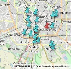 Mappa Via Odoardo Tabacchi, 20136 Milano MI, Italia (1.4695)