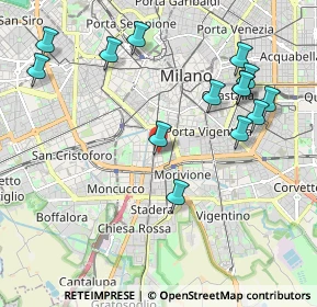 Mappa Via Odoardo Tabacchi, 20136 Milano MI, Italia (2.25214)