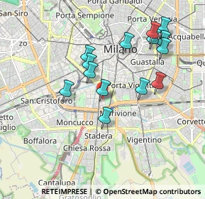 Mappa Via Odoardo Tabacchi, 20136 Milano MI, Italia (1.79429)