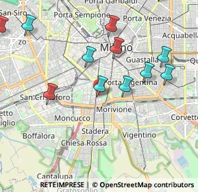 Mappa Via Odoardo Tabacchi, 20136 Milano MI, Italia (2.3125)