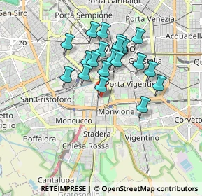 Mappa Via Odoardo Tabacchi, 20136 Milano MI, Italia (1.4715)