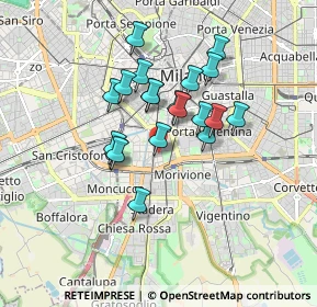 Mappa Via Odoardo Tabacchi, 20136 Milano MI, Italia (1.374)
