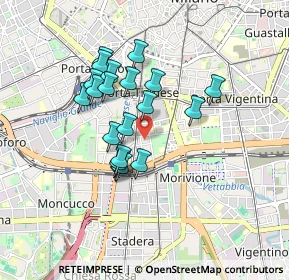Mappa Via Odoardo Tabacchi, 20136 Milano MI, Italia (0.7145)