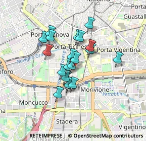 Mappa Via Odoardo Tabacchi, 20136 Milano MI, Italia (0.636)
