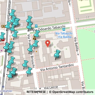 Mappa Via Odoardo Tabacchi, 20136 Milano MI, Italia (0.08571)