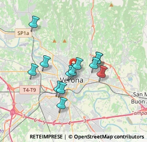 Mappa Lungadige Riva-Battello, 37121 Verona VR, Italia (2.87)