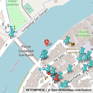 Mappa Lungadige Riva-Battello, 37121 Verona VR, Italia (0.08571)