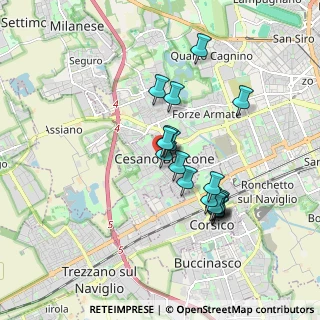 Mappa Via Dante Alighieri, 20090 Cesano Boscone MI, Italia (1.5)