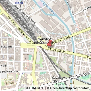 Mappa Corso Milano, 4, 28100 Novara, Novara (Piemonte)