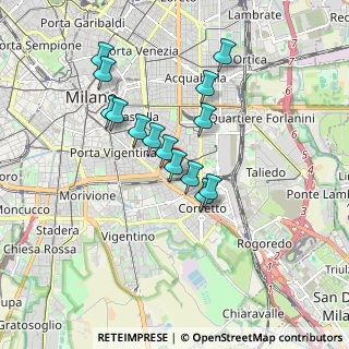 Mappa Via Colletta Pietro, 20137 Milano MI, Italia (1.48429)
